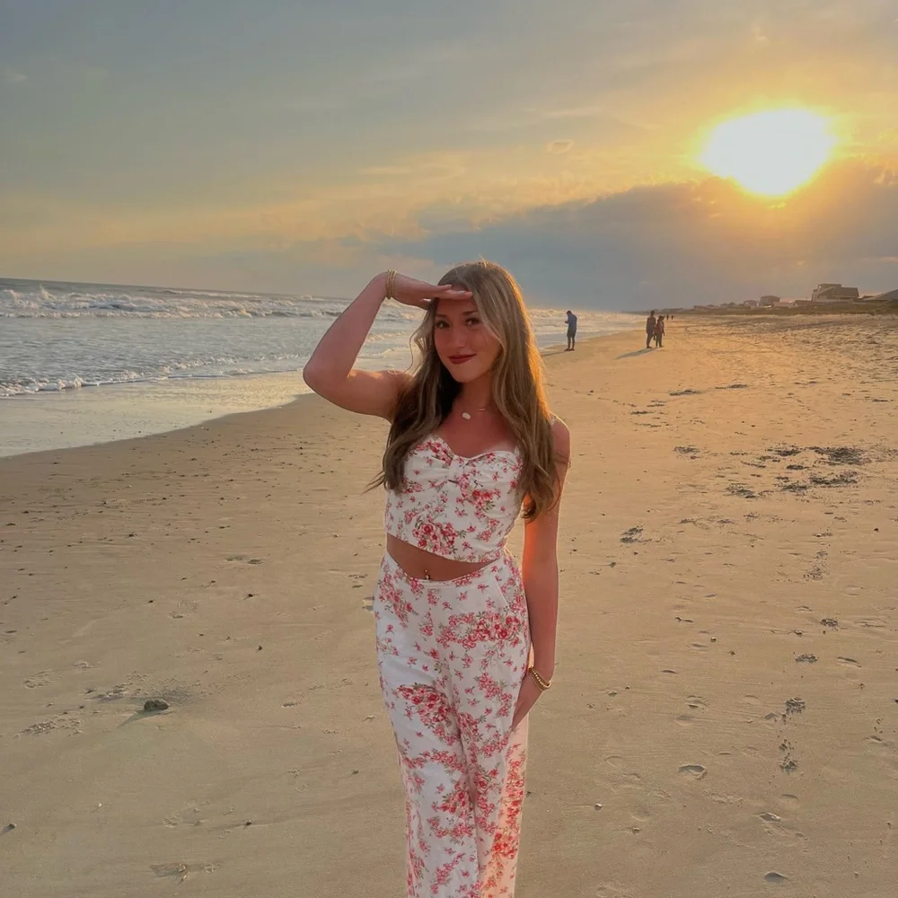 Floral Two-Piece Set - Picture 1 of 5